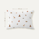 Forest Amigos %100 Organik Pamuk Penye Bebek Yastık Kılıfı 35 x 45 cm