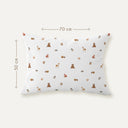 Forest Amigos %100 Organik Pamuk Penye Çocuk Yastık Kılıfı 50 x 70 cm