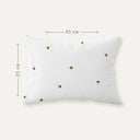 Happy Bee %100 Organik Pamuk Saten Bebek Yastık Kılıfı 35 x 45 cm