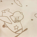 Happy Tony %100 Organik Pamuk Nakışlı Panama Çanta