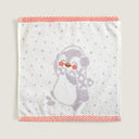Pingu Lilac 100% Organic Cotton Hand Towel 30 x 30 cm