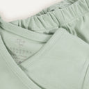 2'li %100 Organik Pamuk Bebek Zıbın Takımı Seti