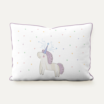 Astra 100% Organic Cotton Filled Piped Baby Cushion