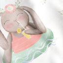 Loulou %100 Organik Pamuk Dolgulu Biyeli Bebek Kırlent