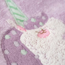 Astra Jakarlı Nakışlı Velur Kundak Havlu - 80x80cm