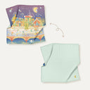 Little Wonderland 100% Organic Cotton Embroidered Double-Sided Blanket 100 x 100 cm