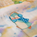 Little Wonderland 100% Organic Cotton Embroidered Double-Sided Blanket 100 x 100 cm