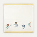 Uni Sarı Biyeli %100 Organik Pamuk El Havlusu 30 x 30 cm