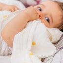 Soleil %100 Organik Pamuk Yıkanmış Müslin Örtü 115 x 115 cm