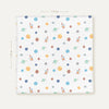 Space Planet 100% Organic Cotton Washed Muslin Blanket - 115x115 cm