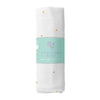 Stars Big &amp; Bold 100% Organic Cotton Washed Muslin Blanket - 115x115 cm