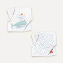 Boubou 100% Organic Cotton Muslin 2-Piece Cover Set 90 x 90 cm