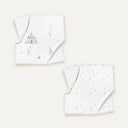 Circus %100 Organik Pamuk Müslin 2'li Örtü Seti 90 x 90 cm