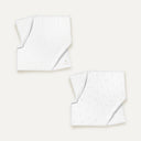 Feather 100% Organic Cotton Embroidered Muslin Blanket Set 90 x 90 cm