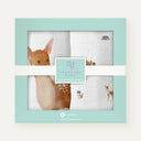 Forest Amigos 100% Organic Cotton Muslin 2-Piece Set 90 x 90 cm