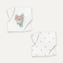 Koko 100% Organic Cotton Muslin 2-Piece Cover Set 90 x 90 cm
