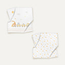 Loco Voyage 100% Organic Cotton Muslin 2-Piece Cover Set 90 x 90 cm