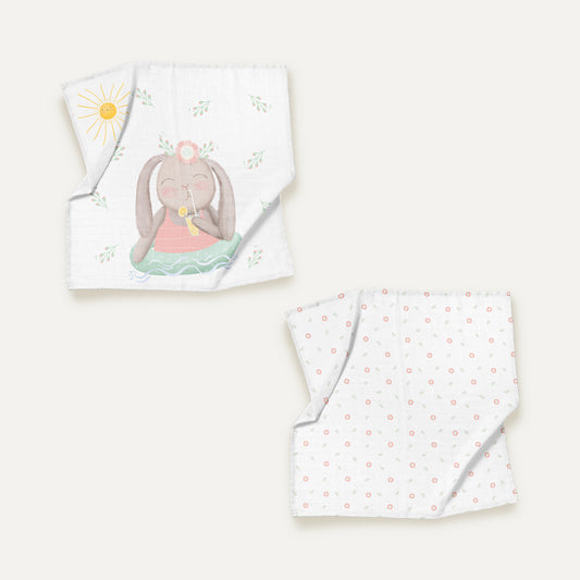 Loulou 100% Organic Cotton Muslin Blanket Set (90x90 cm 2-piece)