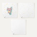 Koko %100 Organik Pamuk Yıkanmış Müslin 3'lü Örtü Seti 55 x 55 cm