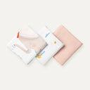 Oli 100% Organic Cotton Washed Muslin 3-Piece Cover Set 55 x 55 cm