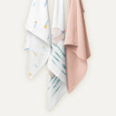 Oli 100% Organic Cotton Washed Muslin 3-Piece Cover Set 55 x 55 cm