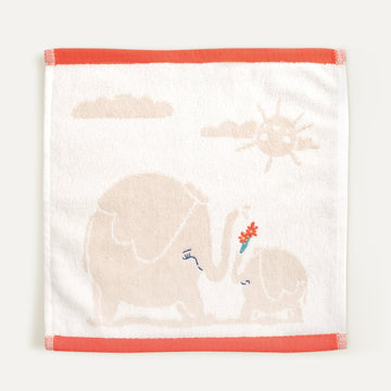 Oli %100 Organik Pamuk Nakışlı İlk Havlum 30x30 cm