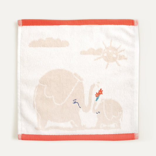 Oli %100 Organik Pamuk Nakışlı İlk Havlum 30x30 cm