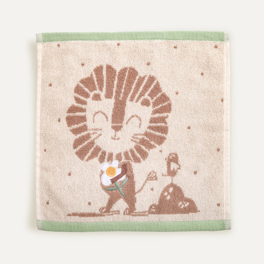 Simba %100 Organik Pamuk Nakışlı İlk Havlum 30x30 cm