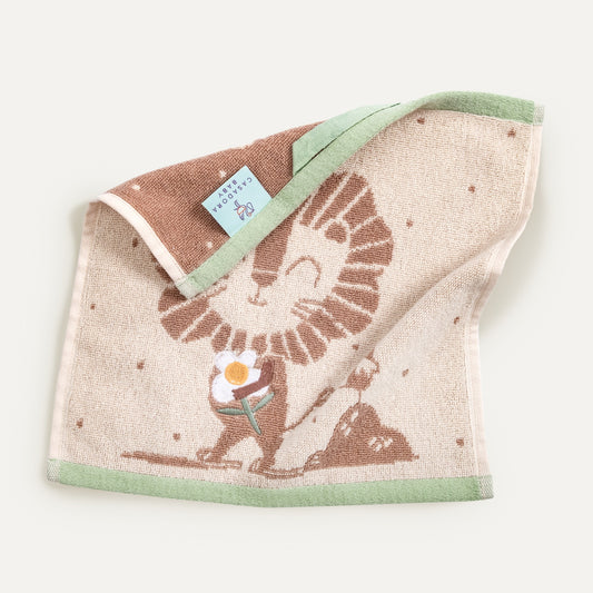 Simba %100 Organik Pamuk Nakışlı İlk Havlum 30x30 cm