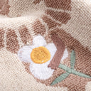 Simba Nakışlı %100 Organik Pamuk El Havlusu 30 x 30 cm