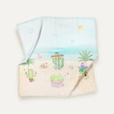 Cactus %100 Organik Pamuk Müslin 3'lü Örtü Seti 70 x 70 cm