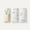 Safari %100 Organik Pamuk Müslin 3'lü Örtü Seti 70 x 70 cm