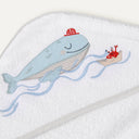 Boubou 100% Organic Cotton Embroidered Baby Towel Swaddle - 80x80cm