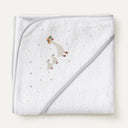 Feather Nakışlı %100 Organik Pamuk Bebek Havlu Kundak 80 x 80 cm