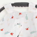 Boubou UV Korumalı Müslin Çıtçıtlı Puset Örtüsü UPF 30+