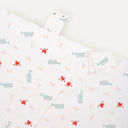 Boubou UV Korumalı Müslin Çıtçıtlı Puset Örtüsü UPF 30+