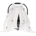 UV Korumalı Koko Müslin Çıtçıtlı Puset Örtüsü (UPF 30+)