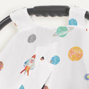 Space Planet UV Korumalı Müslin Çıtçıtlı Puset Örtüsü UPF 30+