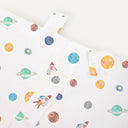 Space Planet UV Korumalı Müslin Çıtçıtlı Puset Örtüsü UPF 30+