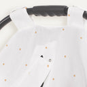 UV Protected Stars 100% Cotton Muslin Snap Stroller Cover (UPF 30+)