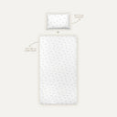 Astra 100% Organic Cotton Kids' Fitted Sheet Set 100 x 200 cm
