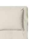 Bej %100 Organik Pamuk Bebek Lastikli Çarşaf Seti 70 x 140 cm