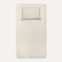 Beige 100% Organic Cotton Baby Fitted Sheet Set 70 x 140 cm