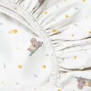 Koko 100% Organic Cotton Baby Fitted Sheet 70 x 140 cm