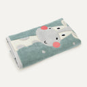 Giraffe Patterned Velour Towel - 50x90cm