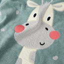 Giraffe Patterned Velour Towel - 50x90cm