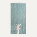 Giraffe Patterned Velour Towel - 50x90cm