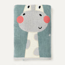 Giraffe Patterned Velour Towel - 70x140cm