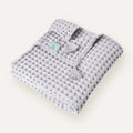 100% Organic Cotton Baby Waffle Blanket - Gray - 90 x 120 cm