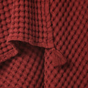 Waffle Kiremit %100 Organik Pamuk Tek Kişilik Pike 160 x 220 cm